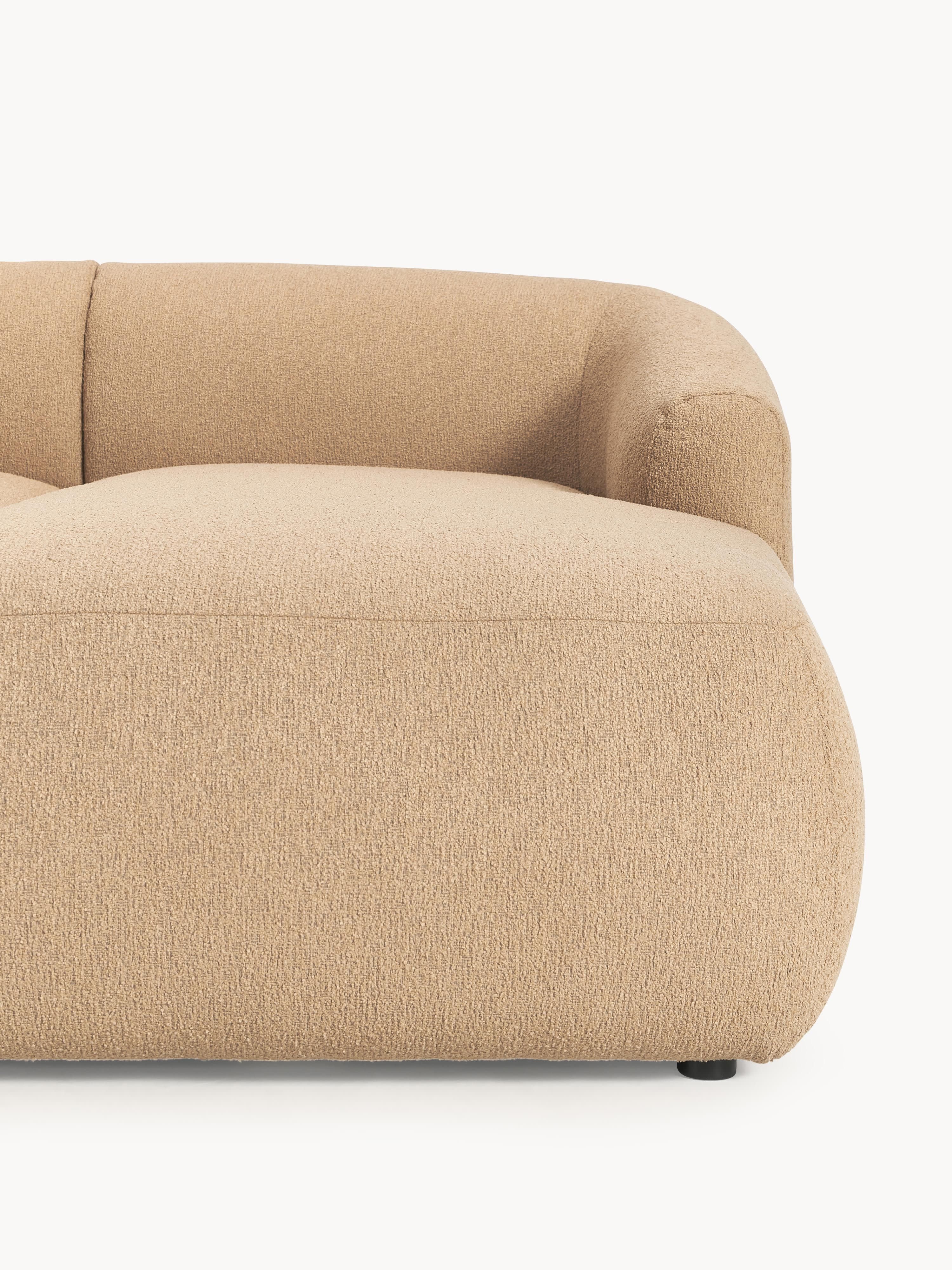 Modulaire bouclé hoekbank Sofia (3-zits)