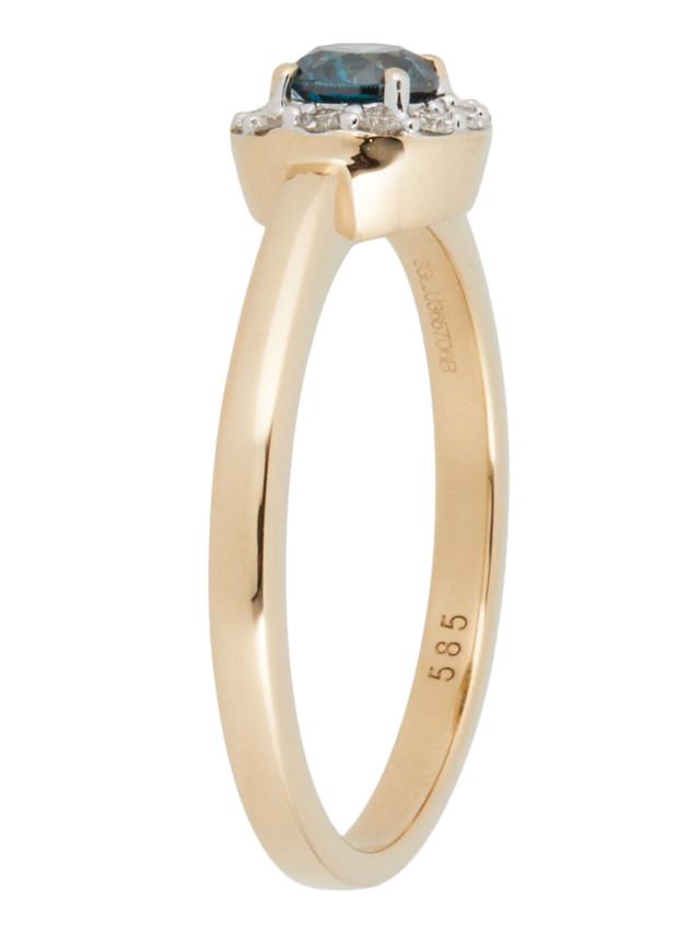 Entourage-Ring, Brillanten, Gelbgold 585