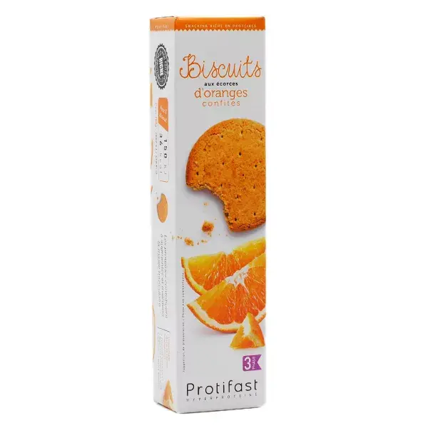 Protifast Lanche de Proteína Laranja - 20 biscoitos