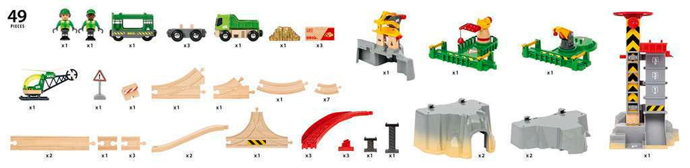BRIO Gebirgs-Frachten Set Deluxe