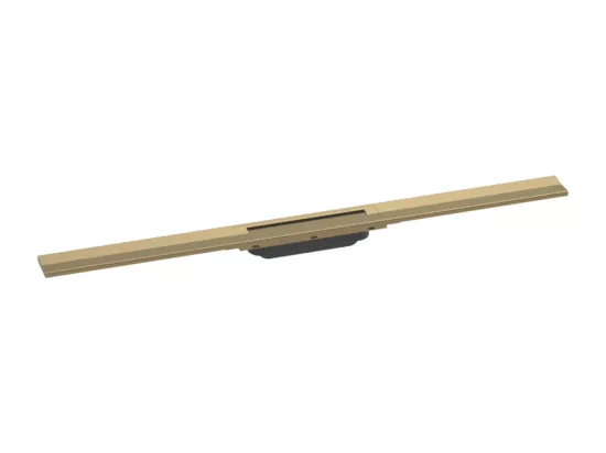 Caniveau de douche découpable 90 cm HANSGROHE RainDrain Flex montage libre bronze brossé