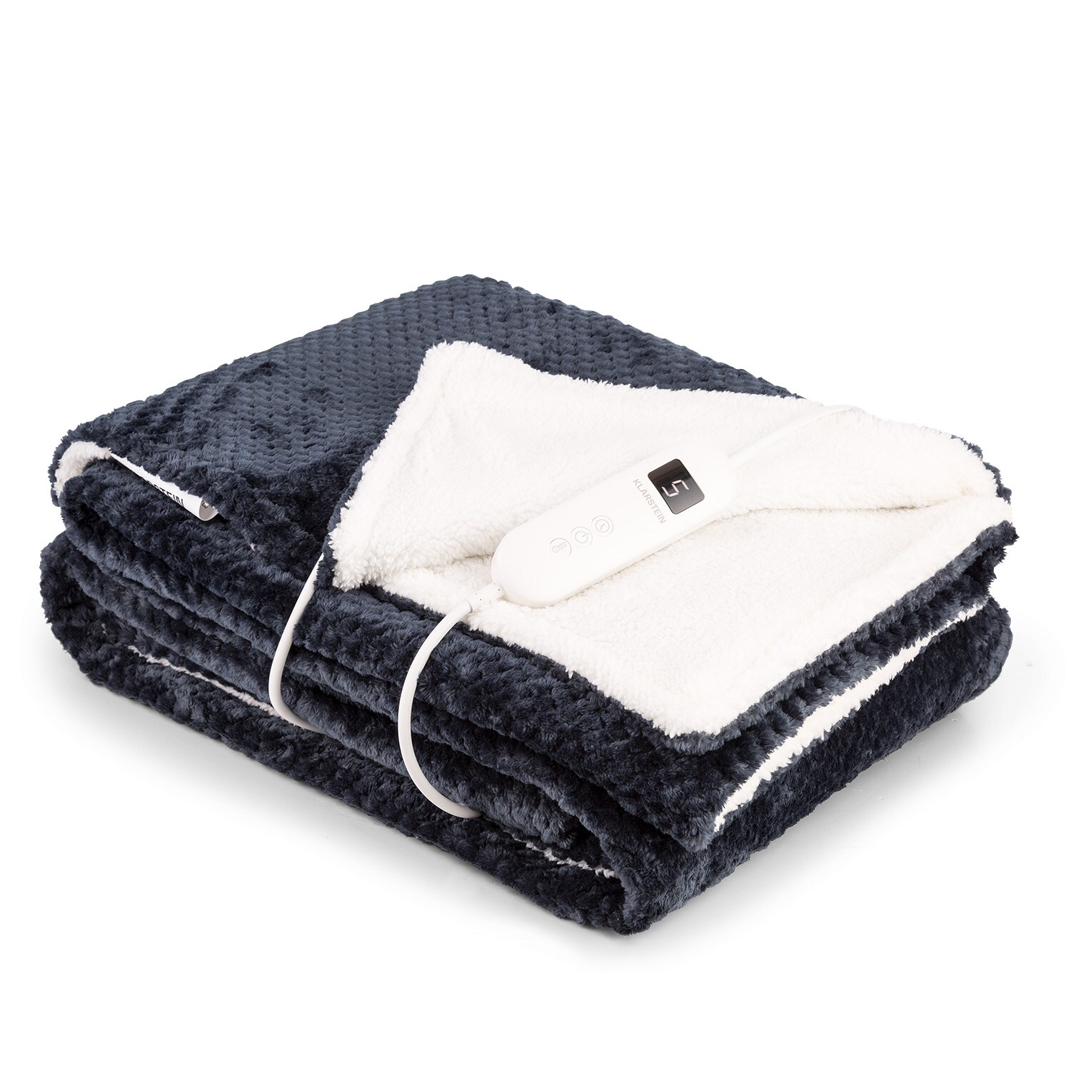 Dr. Watson Deluxe XL Heizdecke 160 W 9 Temperaturstufen 180 x 130 cm Anthrazit XL