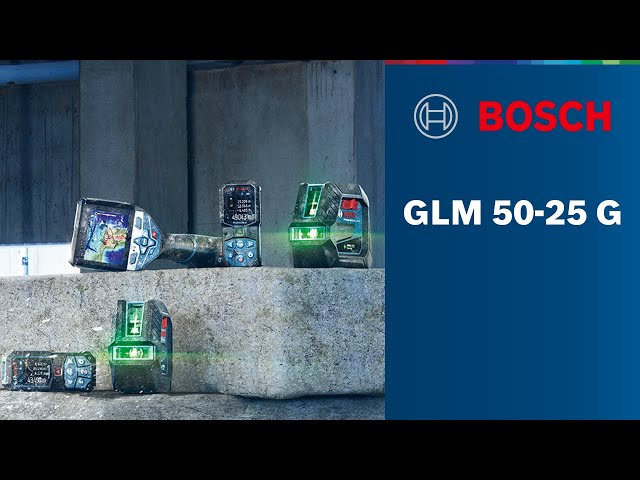 Bosch GLM 50-25 G Afstandsmeter in tas - 50m - groen