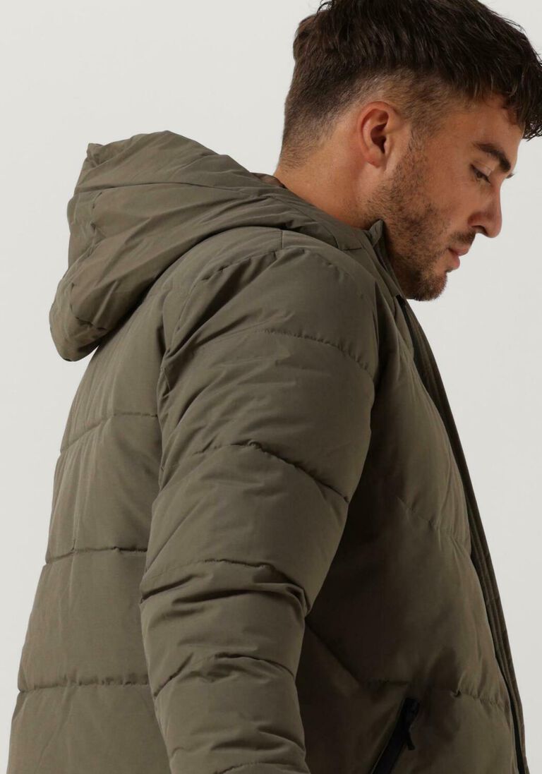 WOODBIRD olijf woodbird gewatteerde jas joseph climb jacket
