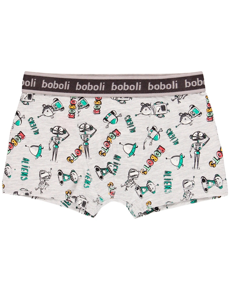 Boxershorts ROBOTS 3er-Pack in grau