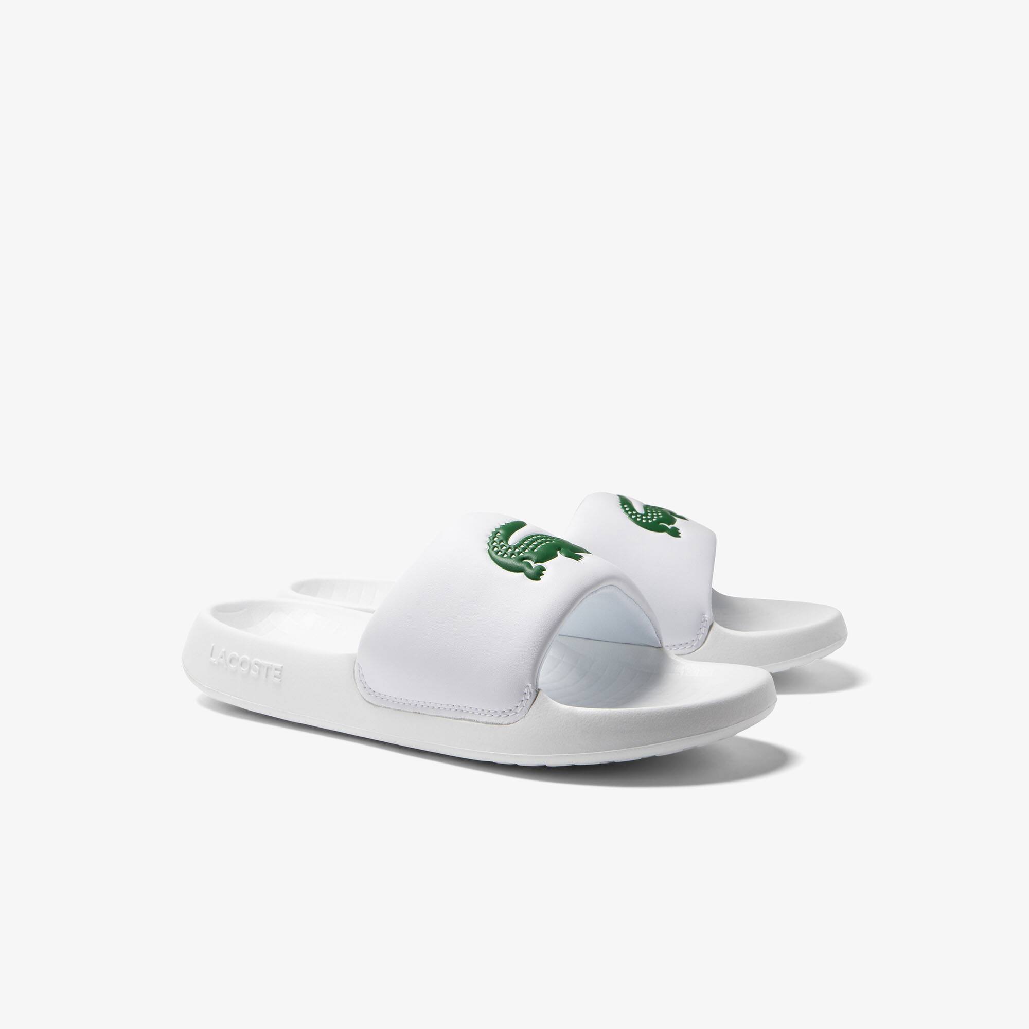 Claquettes Croco 1.0 homme Lacoste en synthétique Claquettes & Sandales - Blanc - Lacoste - Homme