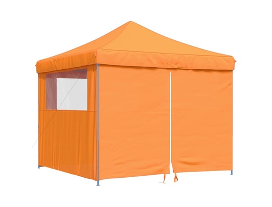VIDAXL - Tente de réception pliable escamotable avec 4 parois latéral...