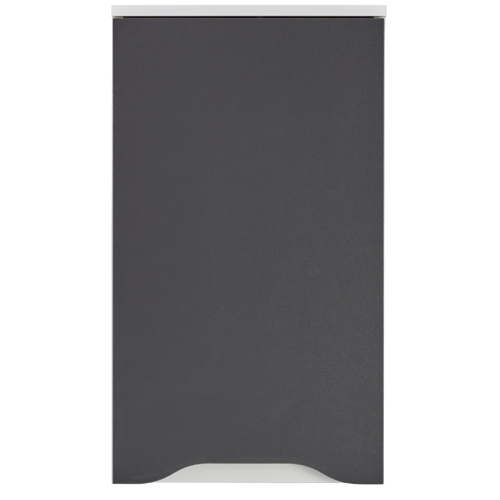 Hängeschrank - weiß - anthrazit - 40 cm