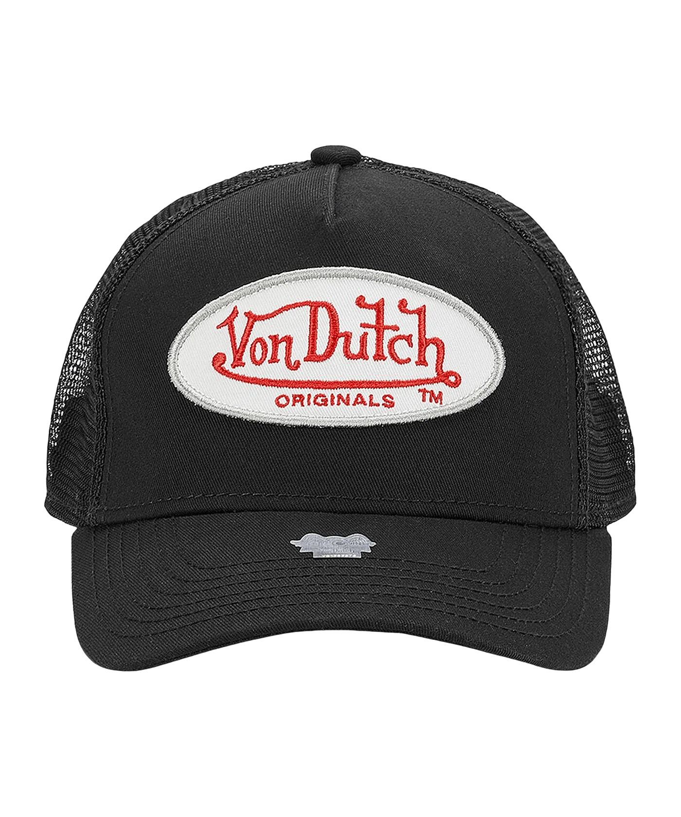 Von Dutch Boston Trucker Cap Schwarz Rot