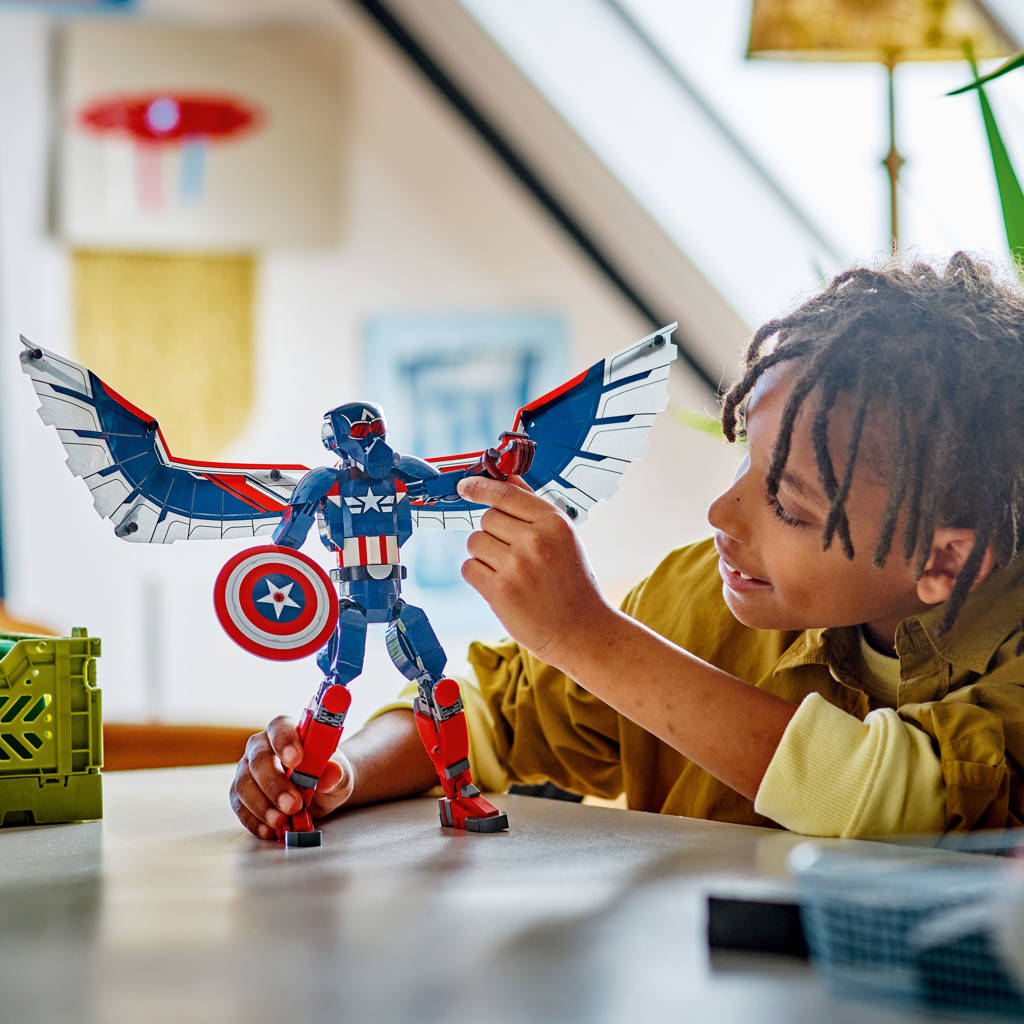 Marvel Nieuwe Captain America bouwfiguur 76296