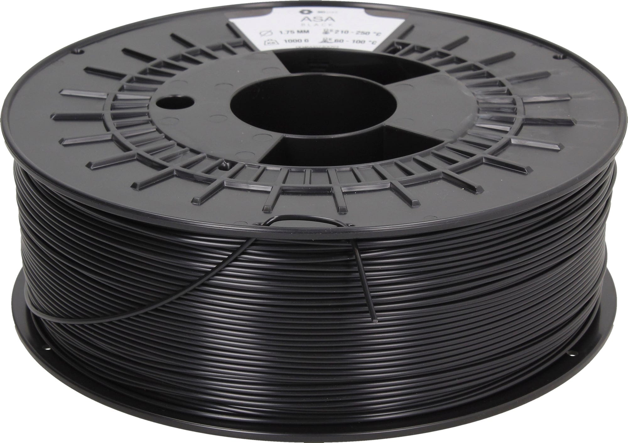 3DJAKE  ASA Schwarz, 1,75 mm / 1000 g    Witterungs- und UV-beständiges ASA Filament in Schwarz