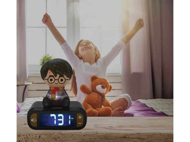 Lexibook Wecker mit Nachtlicht Harry Potter Digitalwecker für Kinder