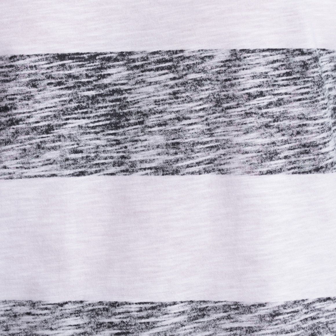 VanVaan Denim Herren T-Shirt mit Blockstreifen dunkelblau / weiss