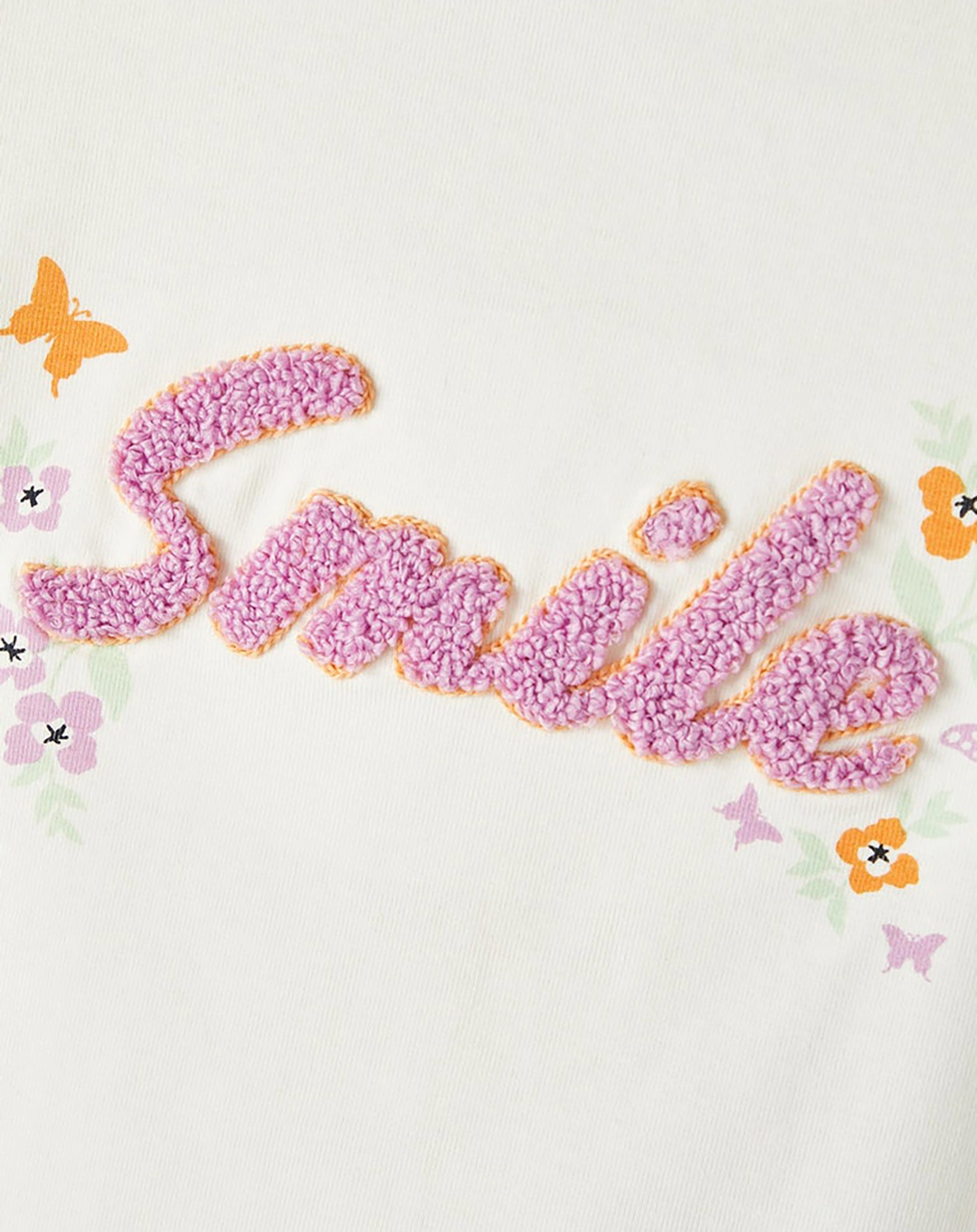 T-Shirt NMFHILDE - SMILE in jet stream