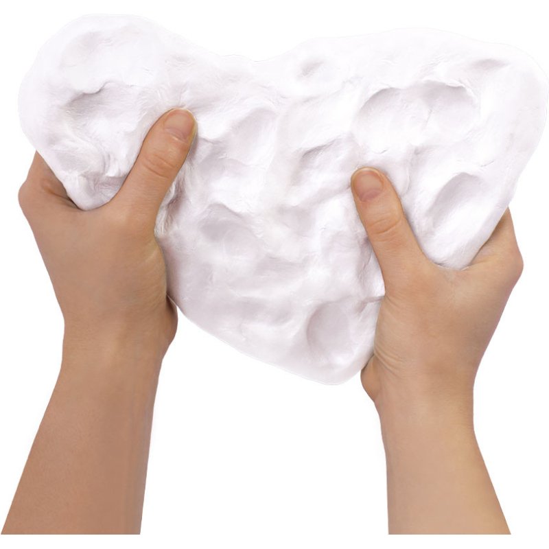 Pâte à modeler jovi autodurcissante coloris blanc pain 500g