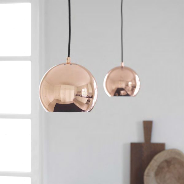 Frandsen Ball hanglamp Ø18 mat wit