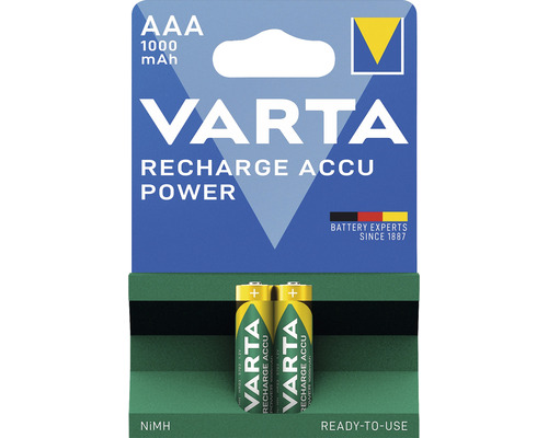 Varta batterij 2 x AAA Micro