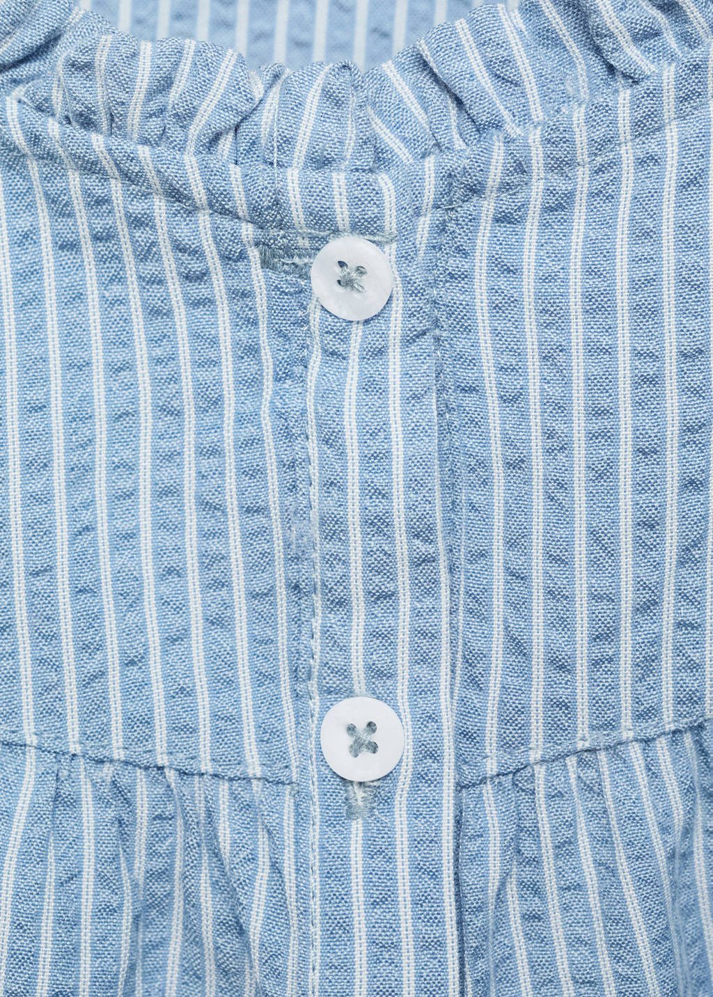 Mango Kids blouse lichtblauw