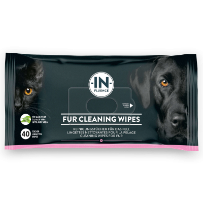 In-Fluence Reinigungstücher Fell CleaningWipes AloeVera 40Stk.