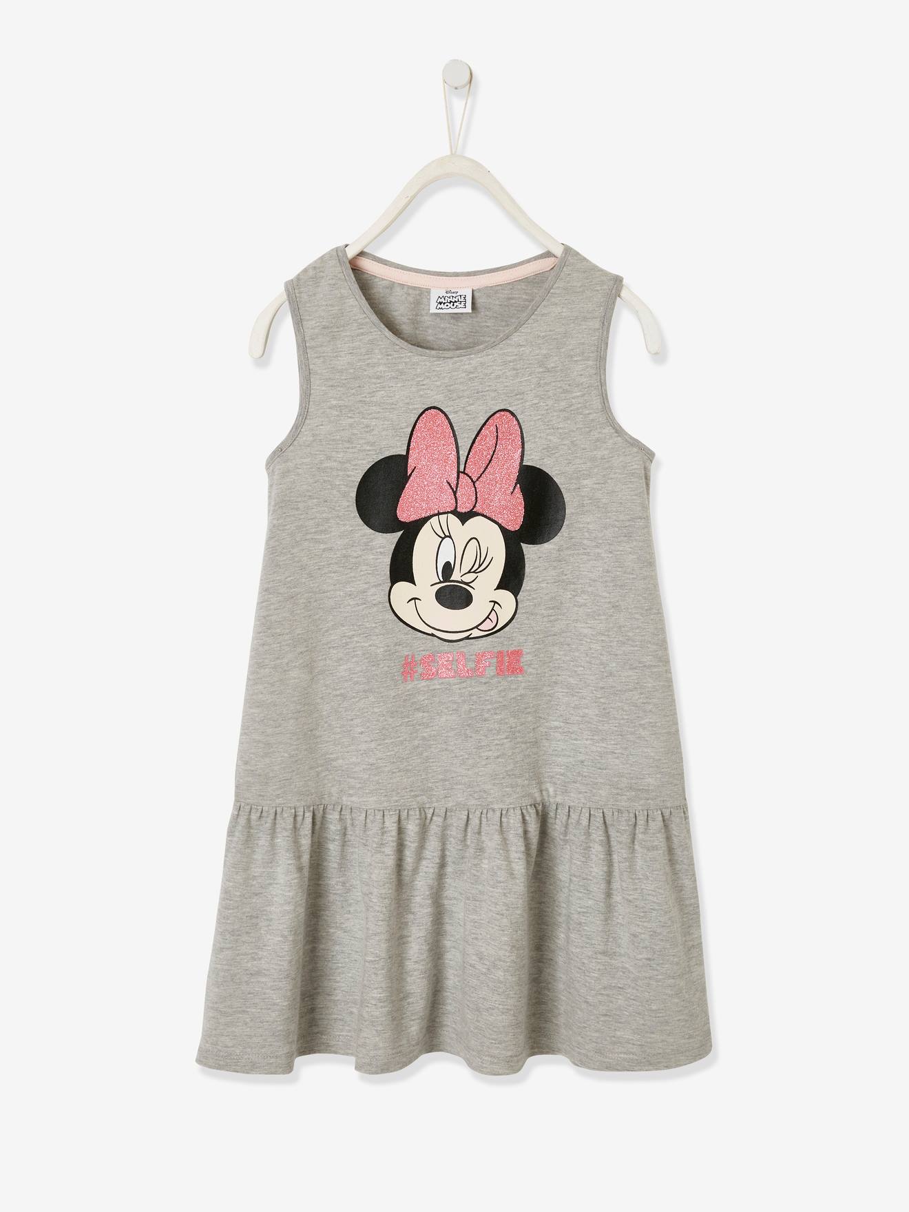 Vestido DS Minnie®, cinza mesclado claro