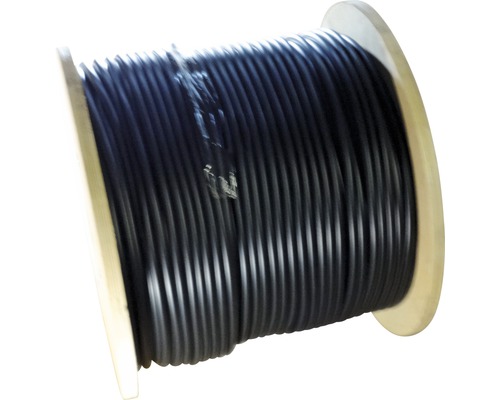 Ondergrondse kabel NYY-J 3x2,5 mm² zwart, verkocht per meter
