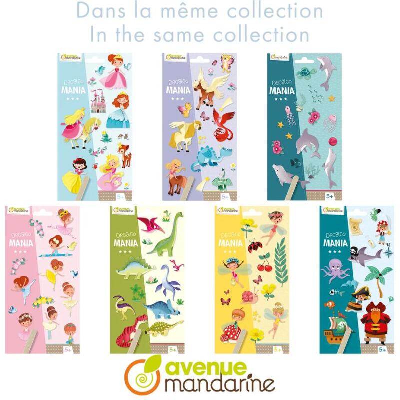 Decalco' Mania, Animaux fantastiques - Multicolore