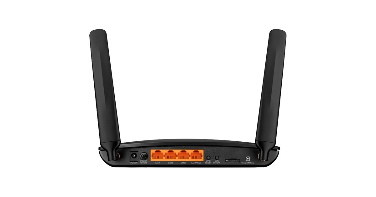 TP-LinkTL-MR6400 300Mbps Draadloze N 4G LTE Router wlan lte router  (Zwart)