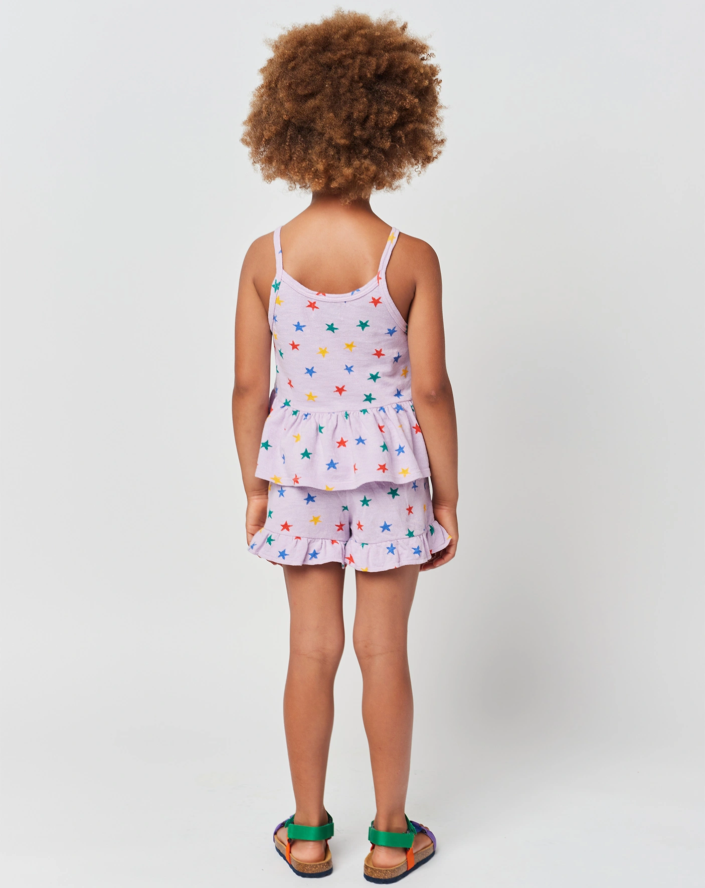Shorts MULTICOLOR STARS ALL OVER in lavender