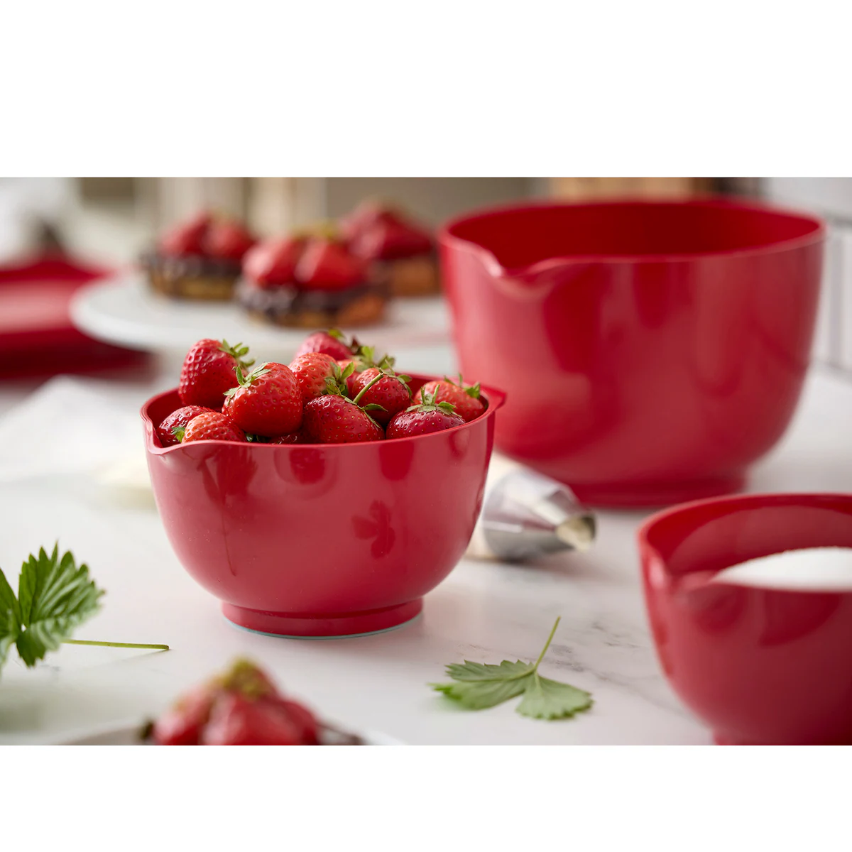 Rosti NEW Margrethe Mixing bowl 0,5 liter Red