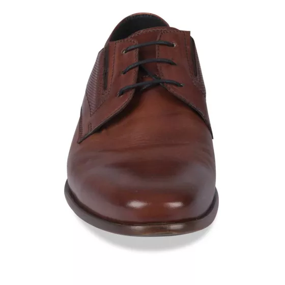 Derbies COGNAC B-BLAKE CUIR