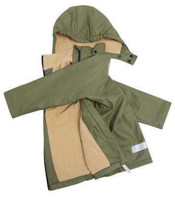 Nordbjørn Marstrand Fôret Regnjakke, Olive Green