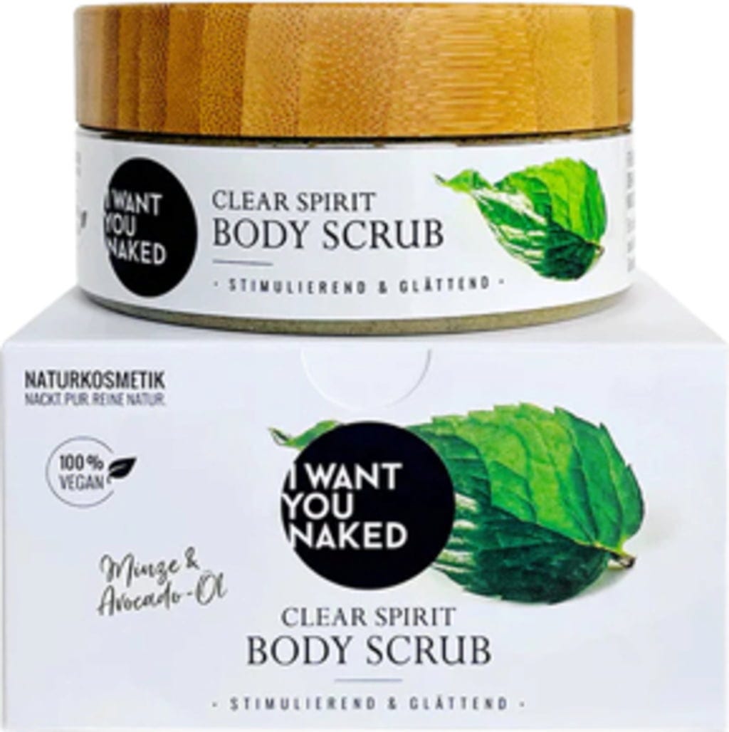 I WANT YOU NAKED  Clear Spirit Body Scrub, 200 ml