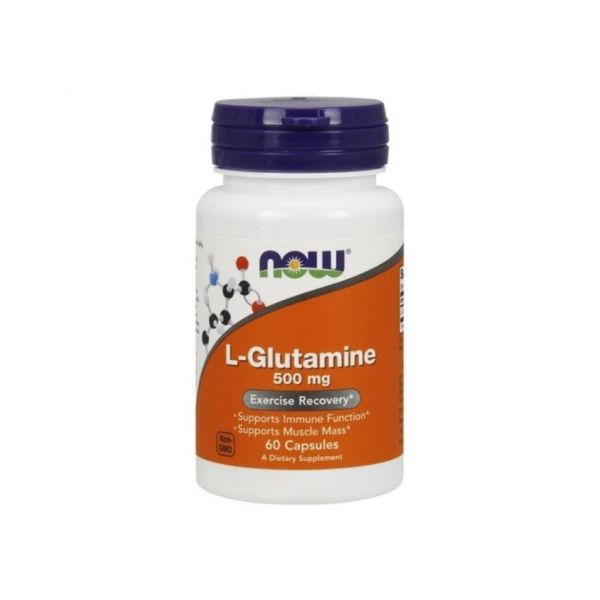 Now L-Glutamine 500mg 120 Cápsulas