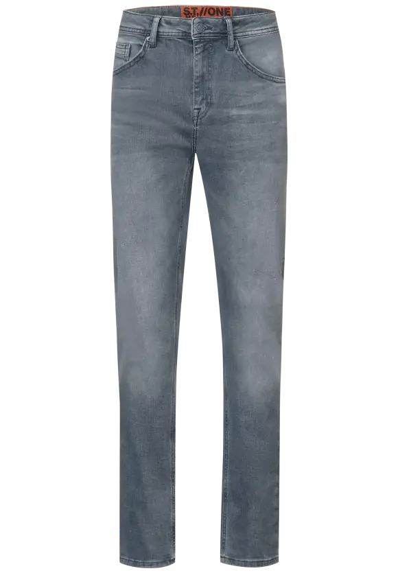 Slim Fit Jeans - iced grey random wash