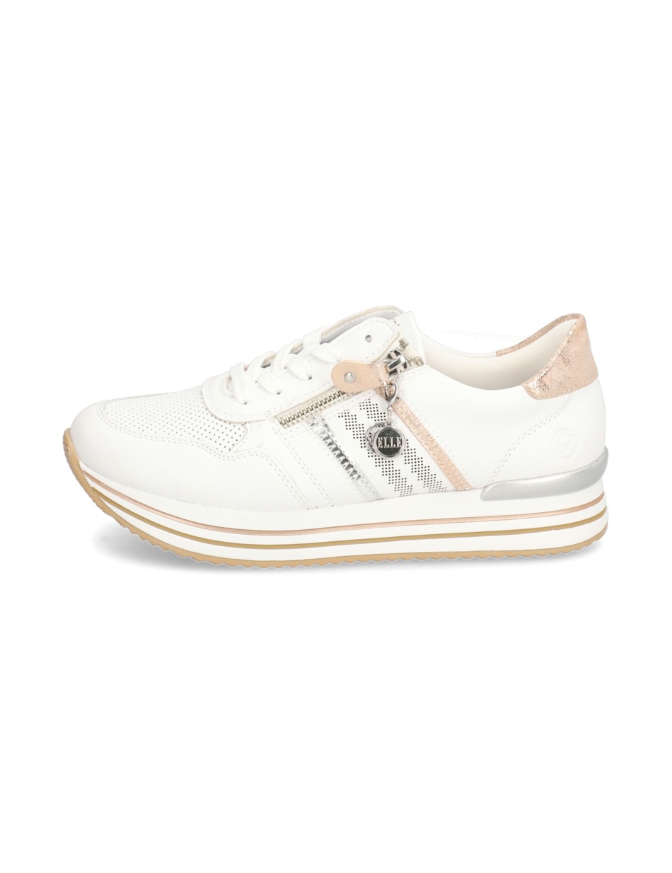 Lederkombination Sneaker
