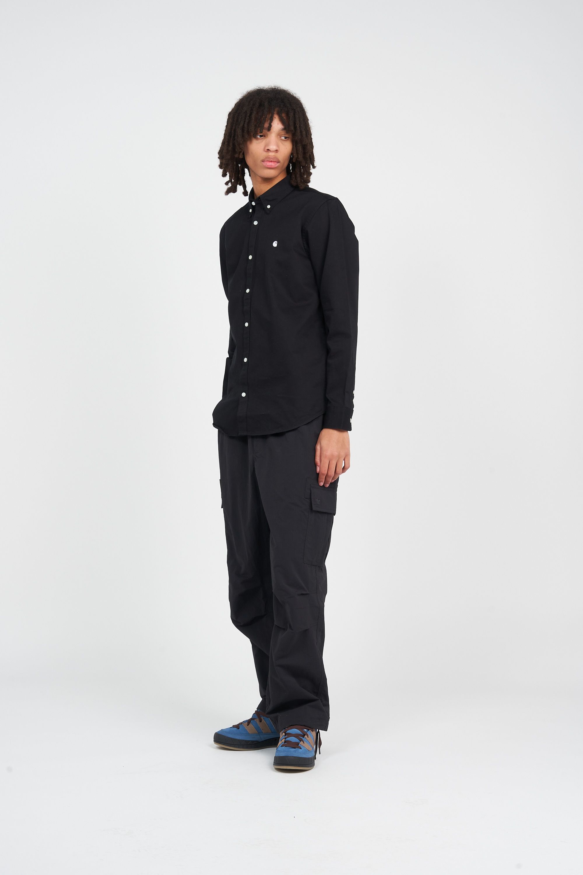 ADIDAS Pantalon cargo ESS Noir