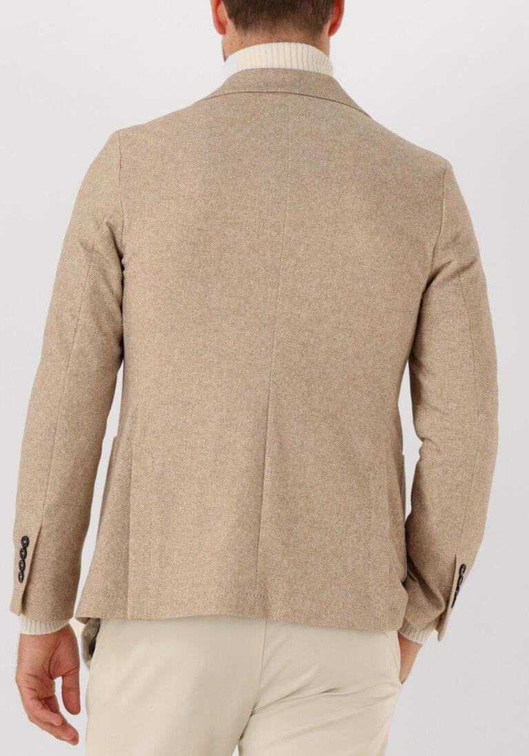 beige circolo colberts fleece blazer