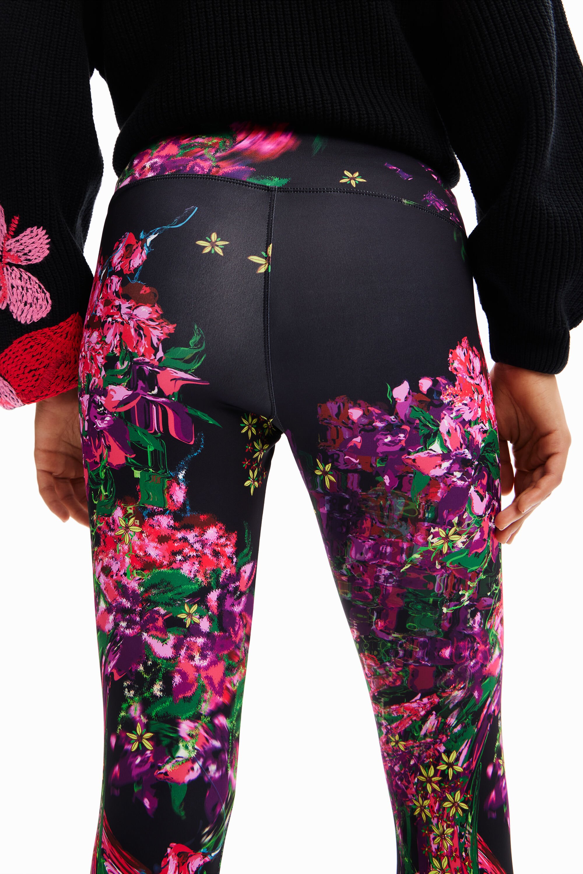 Legging sport fleurs