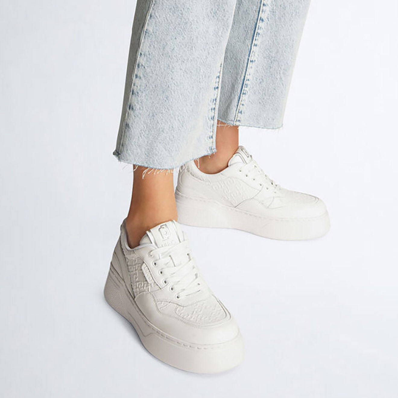 Liu-Jo Sneakers en Cuir Tess blanches