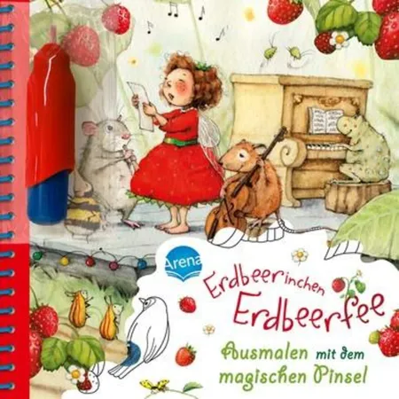 Arena Ausmalen mit dem magischen Pinsel. Erdbeerinchen