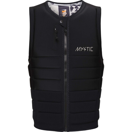Mystic The Dom Impact Vest Fzip Wake Black SU23