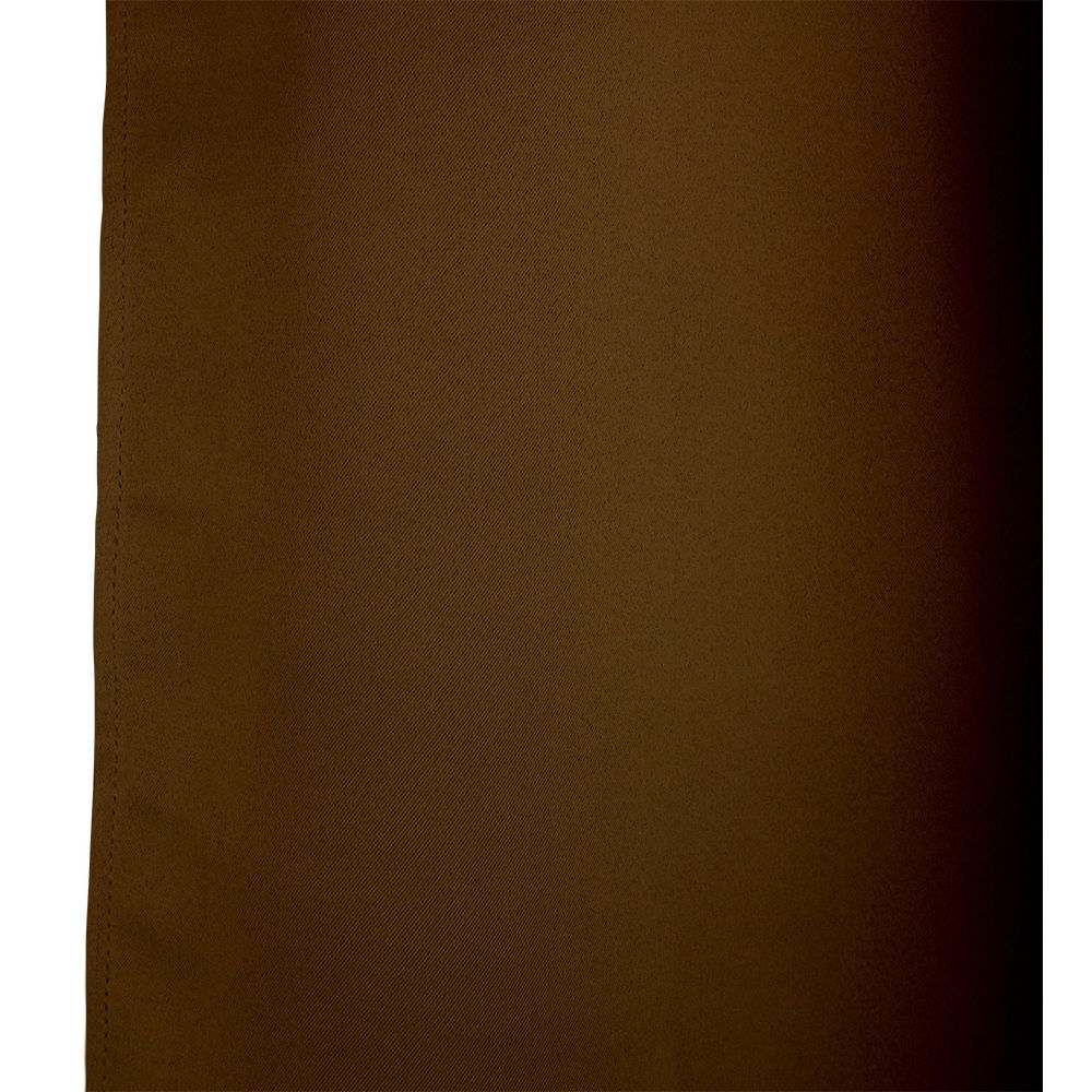 Rideau occultant porte marron 135x240cm