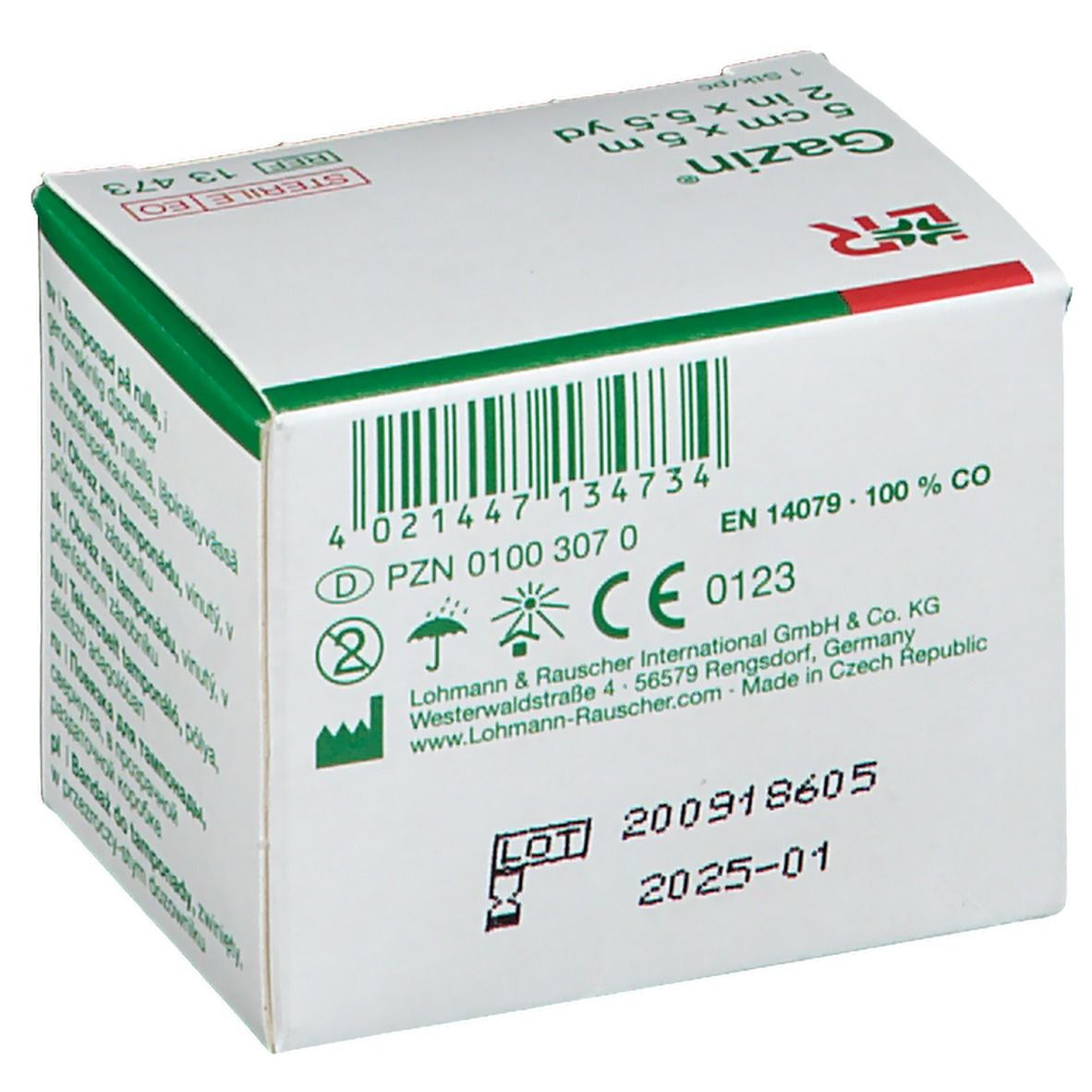 Gazin® Tamponadebinden steril 5 cm x 5 m