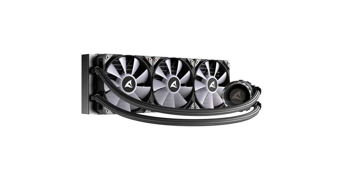 SharkoonS90 RGB waterkoeling  (Zwart, 4-pins PWM fan-connector)