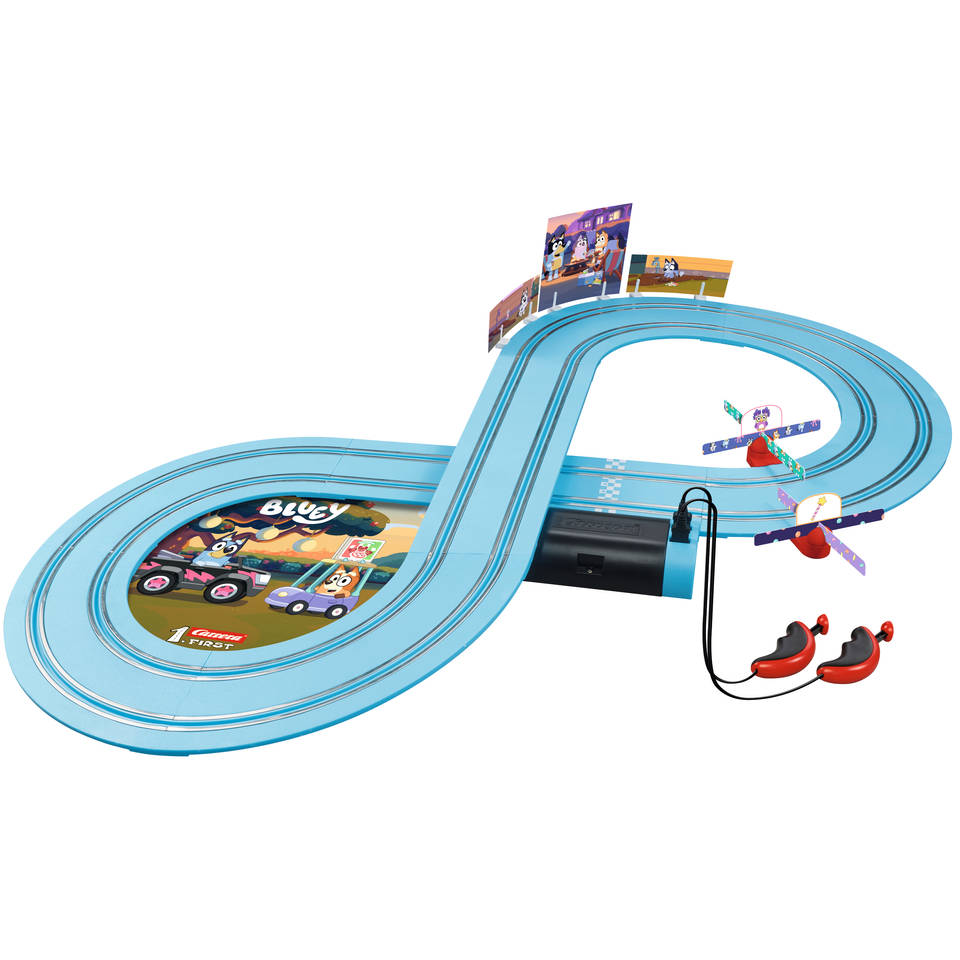 Carrera First Bluey en Bingo Race racebaan