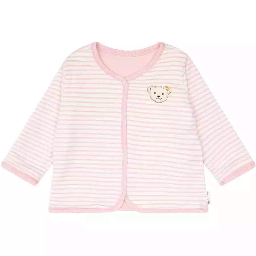 Steiff Wendejacke GOTS silver pink