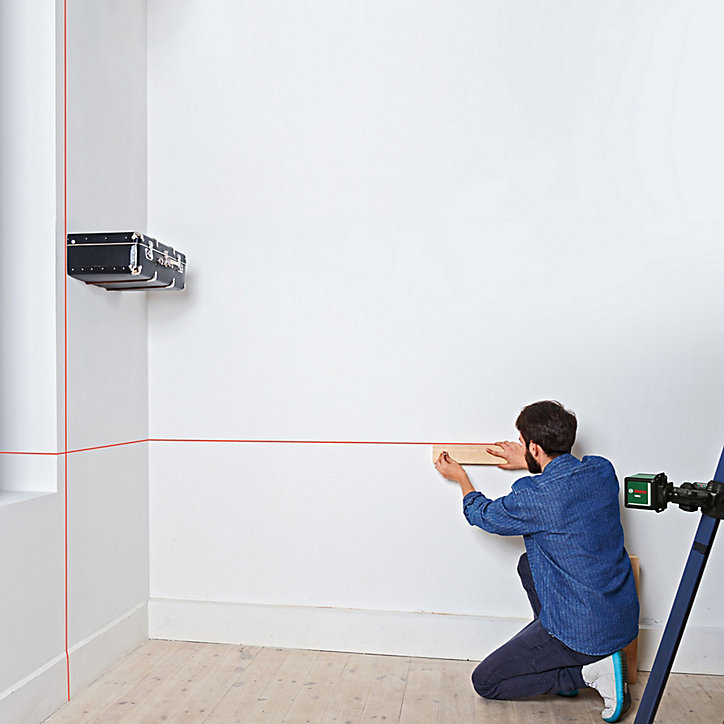 Niveau laser alignement croix Bosch Quigo rouge 10 m