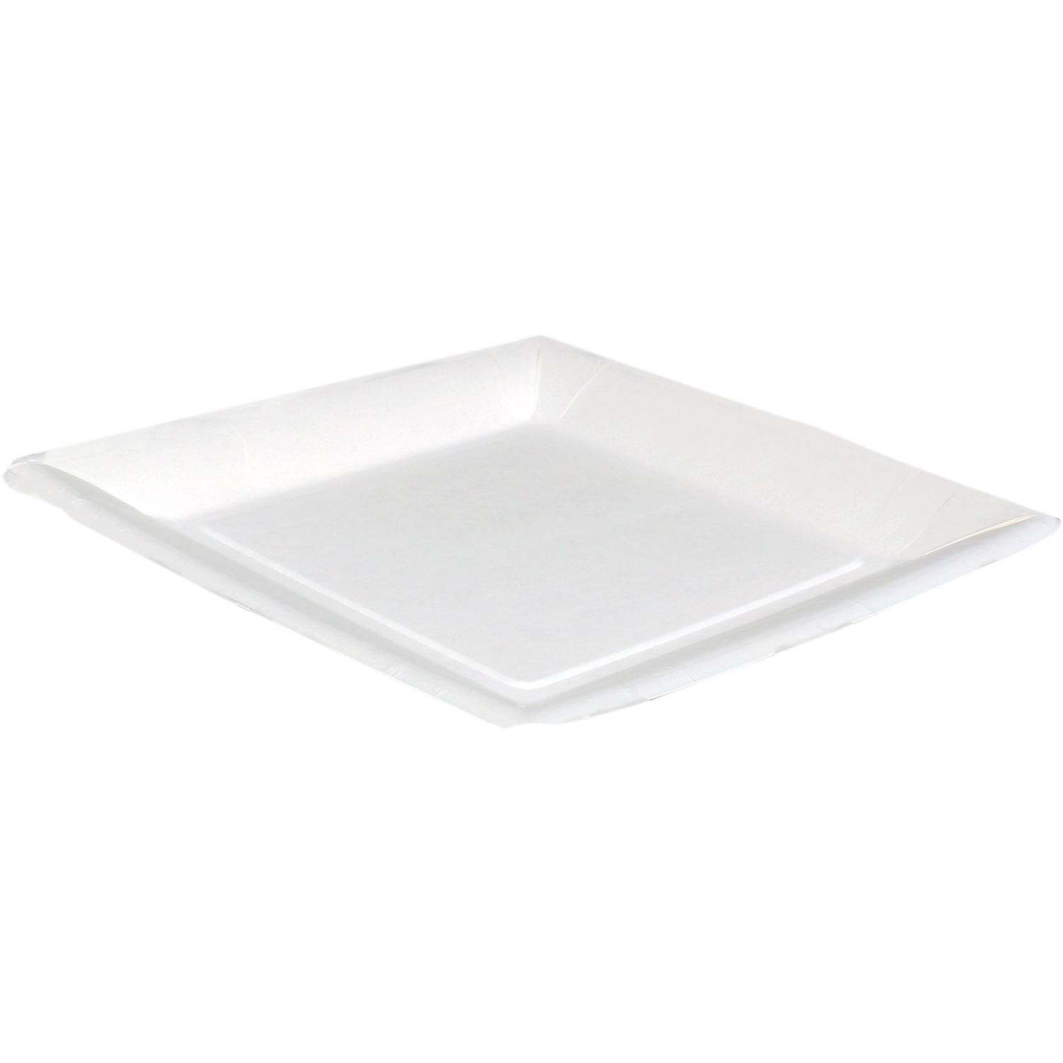 Biodore Bord, vierkant, 1-vaks, karton, 18x18cm, wit
