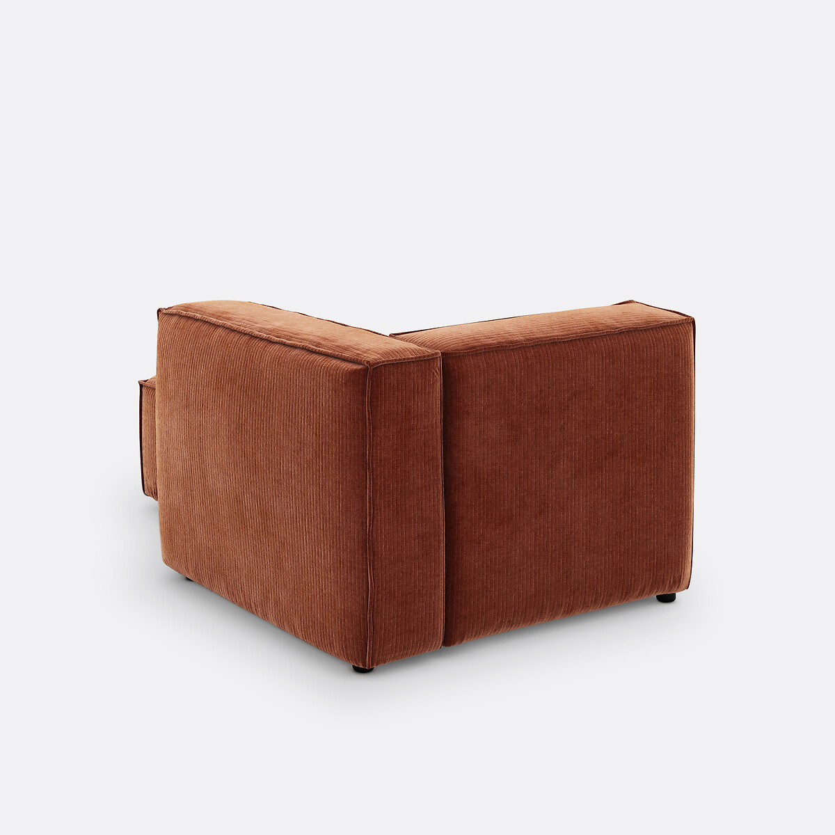 LA REDOUTE INTERIORS<br>Poltrona modular em veludo vintage canelado, Seven