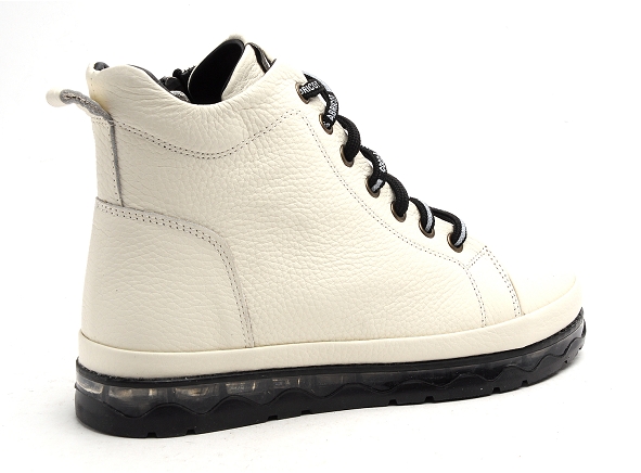 Coco abricot boots bottine plates femme sabaillan blanc